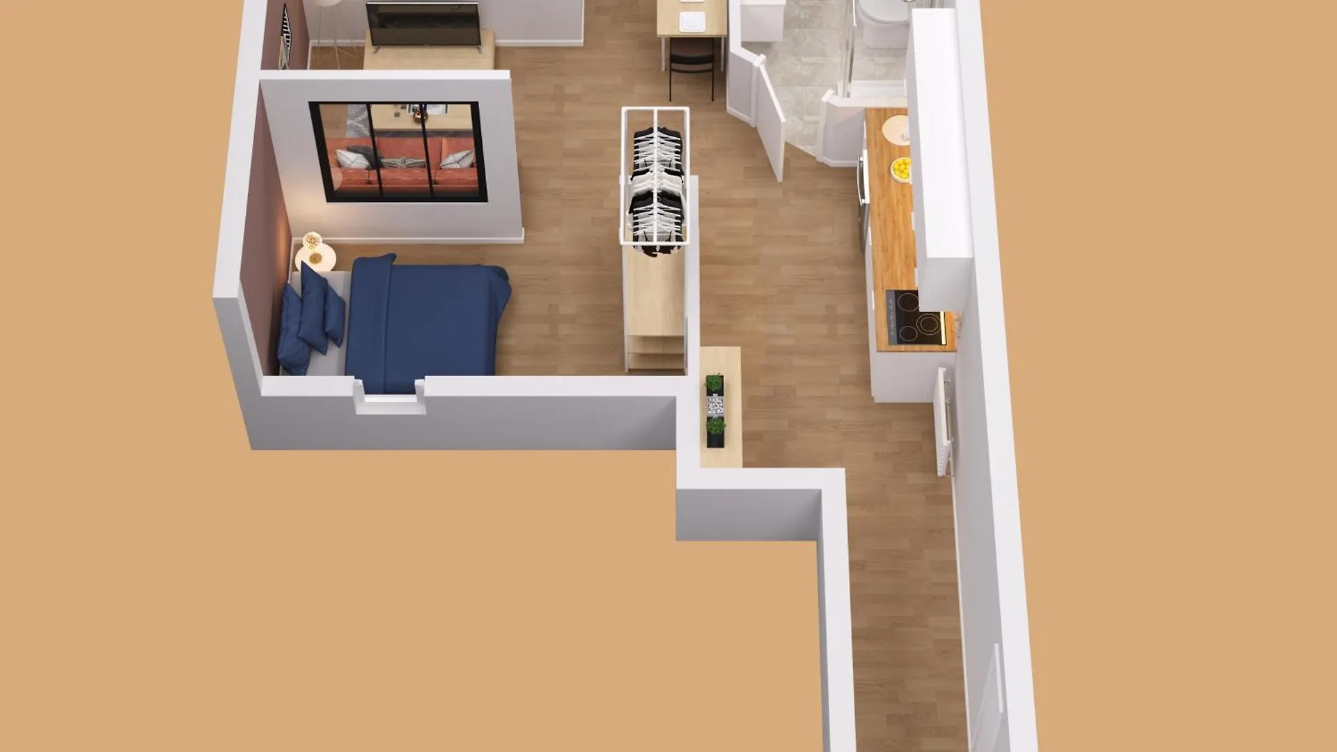 Le Nectar - Parking Prive, Hyper-Centre, Calme Apartment Saint-Brieuc