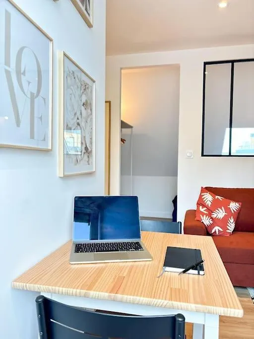 Le Nectar - Parking Prive, Hyper-Centre, Calme Apartamento Saint-Brieuc